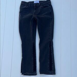 Derek Lam Dark Flare Jeans GIA mid rise Cropped Flare 28